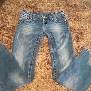 Miss Me low rise boot cut jeans